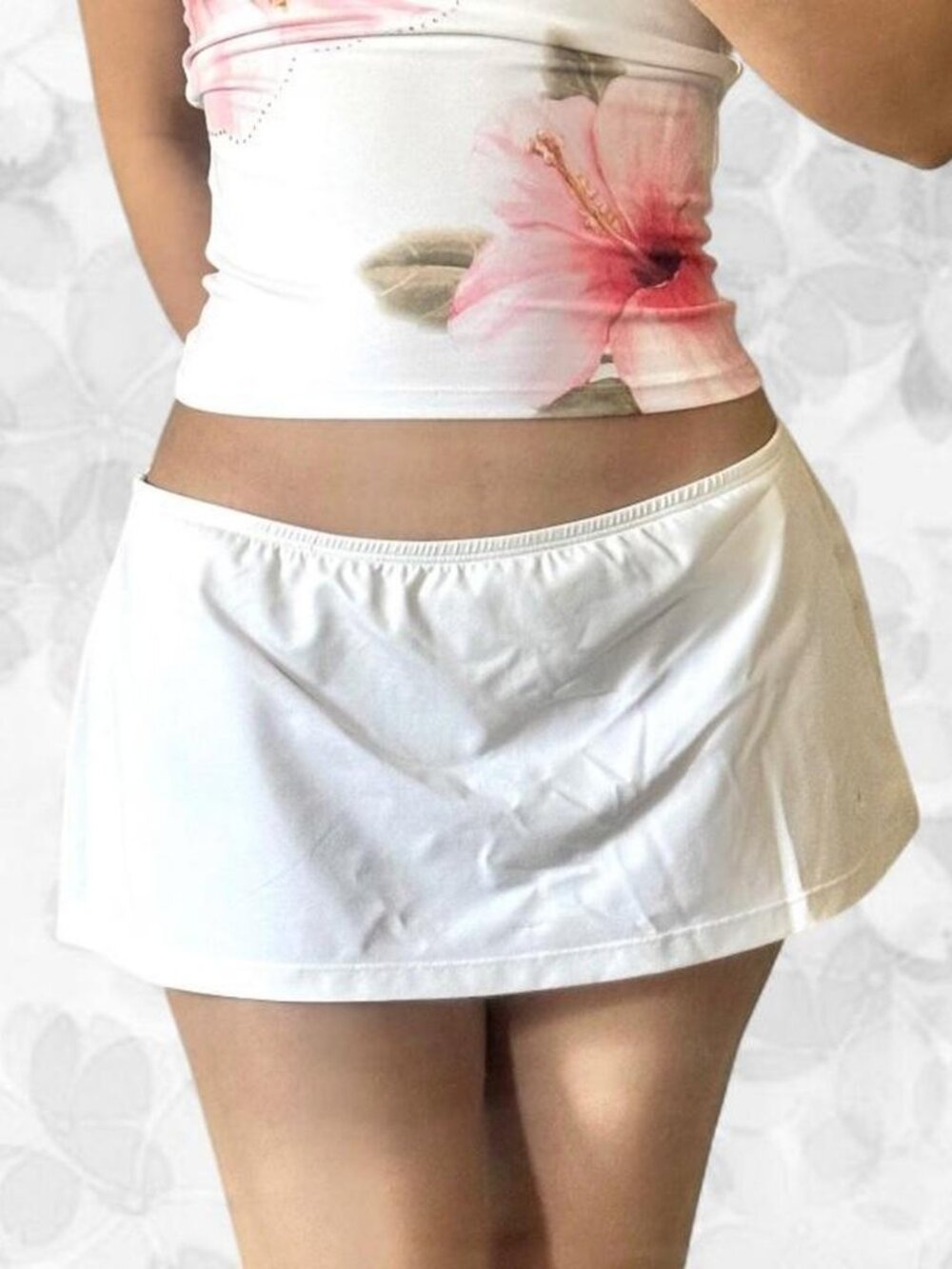 Low Rise Mini Skirt/Bikini Bottom - Picture 2 of 7
